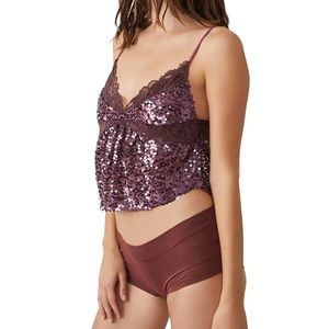 Free People Sequin Cami NWT
